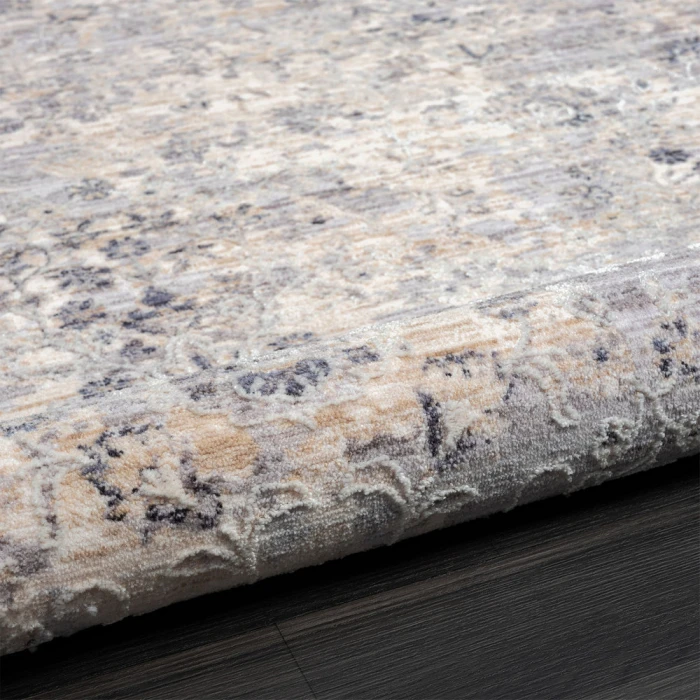Rugs Town 82302 Gray/ Blue 4' X 6' Rect. Rug