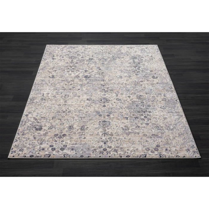Rugs Town 82302 Gray/ Blue 4' X 6' Rect. Rug