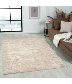 Lauren LAN-AI Beige Area Rug 7 ft. 9 in. X 9 ft. 9 in. Rectangle