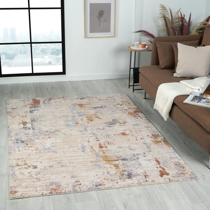 Rugs Town 82305 Multi/ Beige 7'9" X 9'9 Rect. Rug
