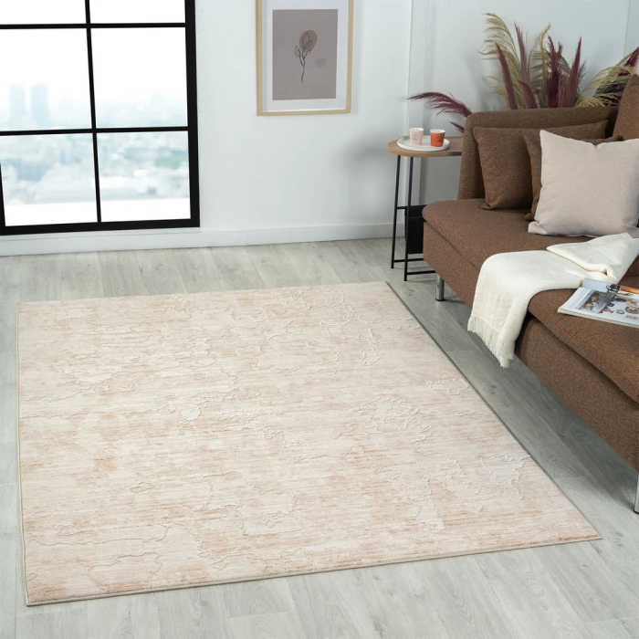 LR Home Lancaster 82307 Beige/ Ivory 4' X 6' Rect. Rug