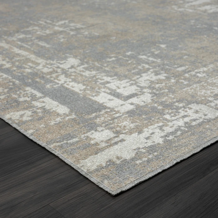 Rugs Town 82271 Beige/ Gray 7'9" X 9'9 Rect. Rug