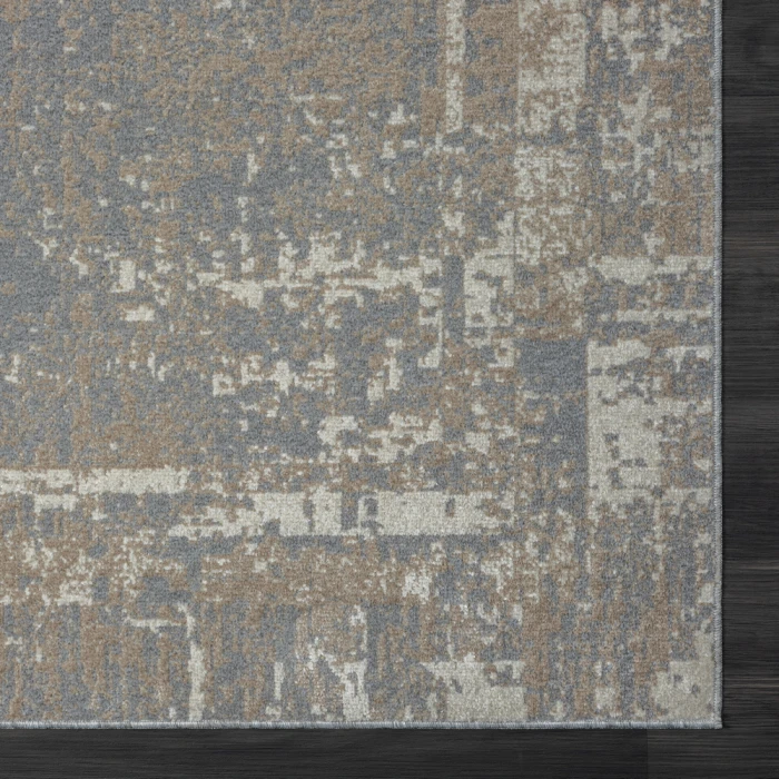 Rugs Town 82271 Beige/ Gray 7'9" X 9'9 Rect. Rug