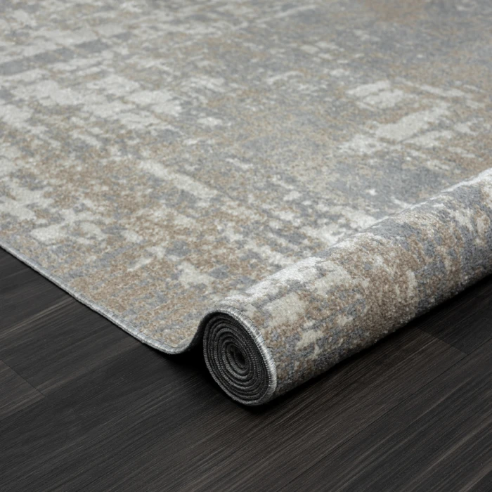 Rugs Town 82271 Beige/ Gray 7'9" X 9'9 Rect. Rug