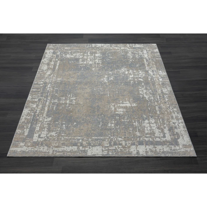 Rugs Town 82271 Beige/ Gray 7'9" X 9'9 Rect. Rug