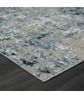 LR Home Lanham 82273 Gray/ Blue 5'0" X 7'0 Rect. Rug
