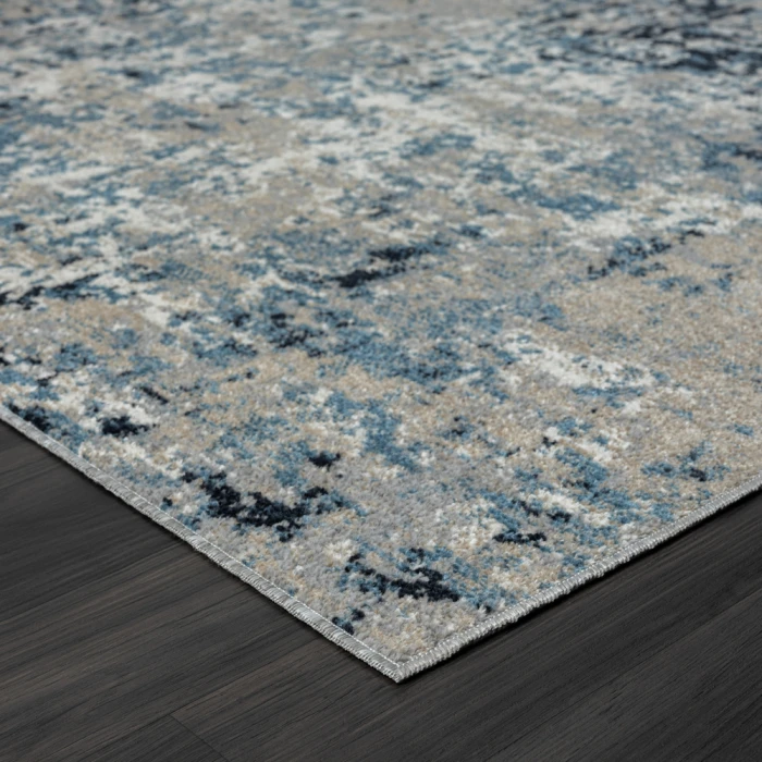 Rugs Town 82273 Gray/ Blue 5'0" X 7'0 Rect. Rug