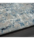 LR Home Lanham 82273 Gray/ Blue 5'0" X 7'0 Rect. Rug
