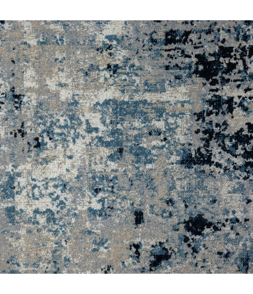 LR Home Lanham 82273 Gray/ Blue 5'0" X 7'0 Rect. Rug