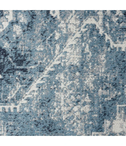 LR Home Lanham Blue LANHM 5ft. x 7ft. Rectangle Rug