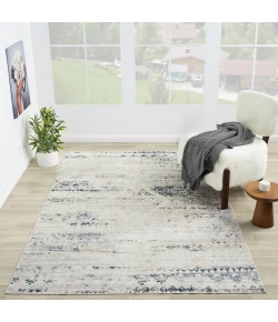 LR Home Lanham Ivory LANHM 7ft.9in. x 9ft.9in. Rectangle Rug