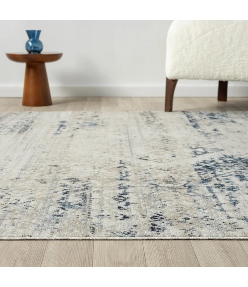 LR Home Lanham Ivory LANHM 7ft.9in. x 9ft.9in. Rectangle Rug