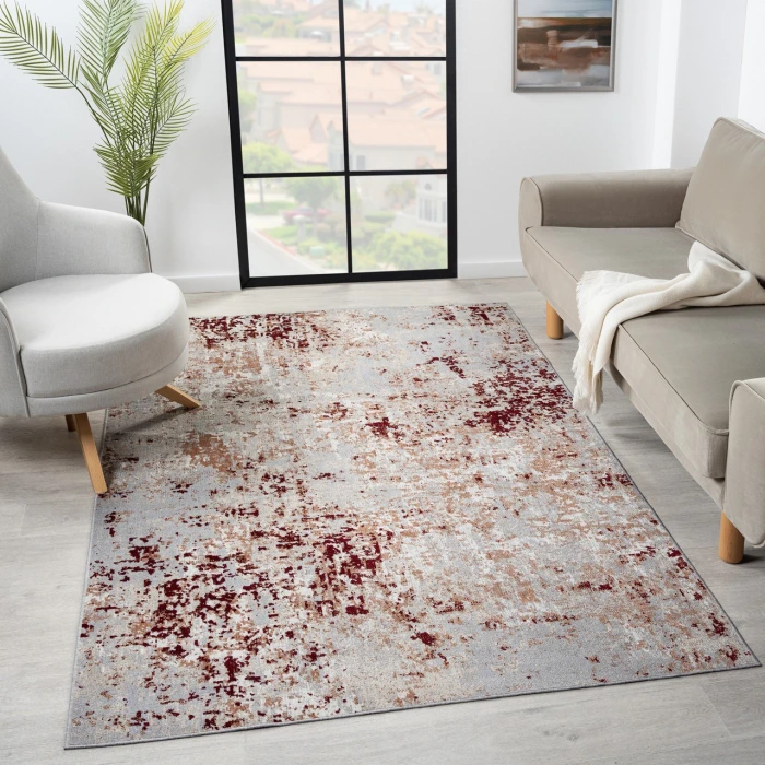 Rugs Town Red LANHM 5ft. x 7ft. Rectangle Rug