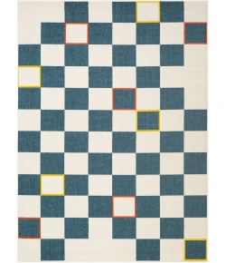 LR Home Mapa Blue MAPAC 2ft. x 3ft. Rectangle Rug