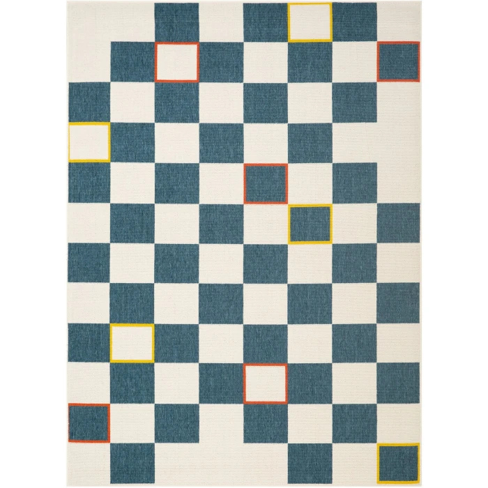 Rugs Town Blue MAPAC 2ft. x 3ft. Rectangle Rug