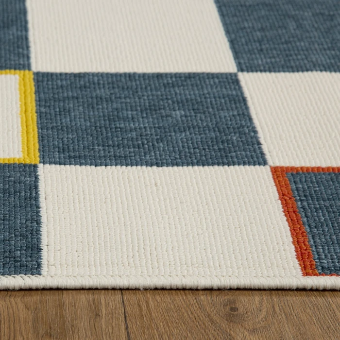 Rugs Town Blue MAPAC 2ft. x 3ft. Rectangle Rug
