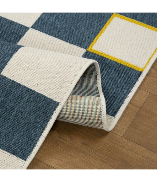 LR Home Mapa Blue MAPAC 2ft. x 3ft. Rectangle Rug