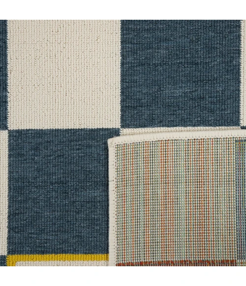 LR Home Mapa Blue MAPAC 2ft. x 3ft. Rectangle Rug