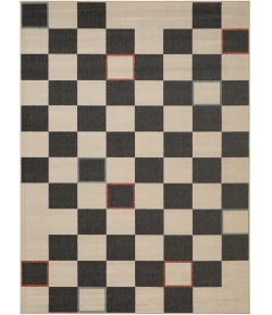 LR Home Mapa Black MAPAC 8ft. x 9ft.9in. Rectangle Rug