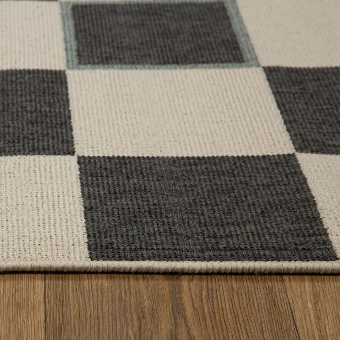 Rugs Town Black MAPAC 2ft. x 3ft. Rectangle Rug