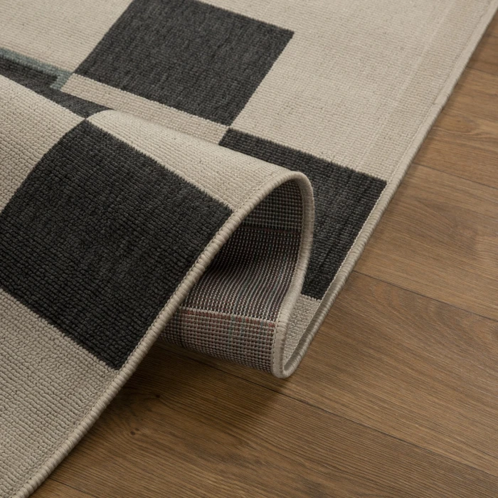 Rugs Town Black MAPAC 2ft. x 3ft. Rectangle Rug