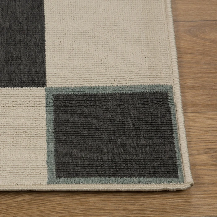 Rugs Town Black MAPAC 2ft. x 3ft. Rectangle Rug
