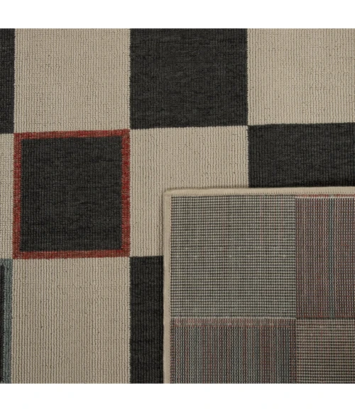 LR Home Mapa Black MAPAC 8ft. x 9ft.9in. Rectangle Rug