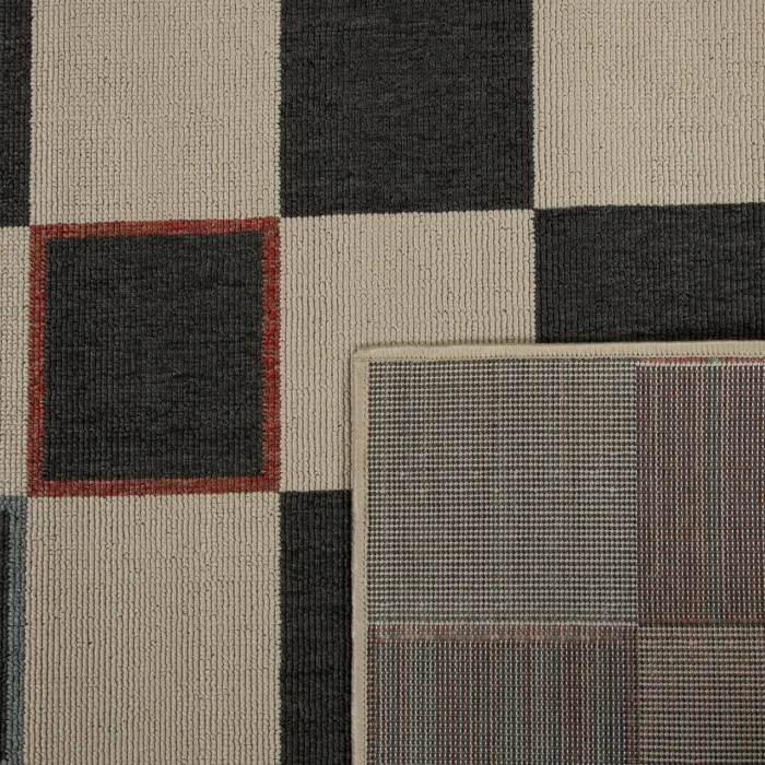 Rugs Town Black MAPAC 2ft. x 3ft. Rectangle Rug