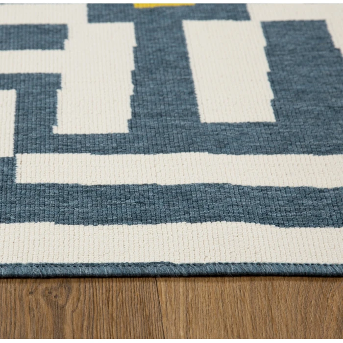 Rugs Town Blue MAPAC 2ft. x 3ft. Rectangle Rug