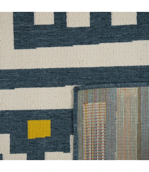 LR Home Mapa Blue MAPAC 8ft. x 9ft.9in. Rectangle Rug