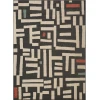 LR Home Mapa Black MAPAC 2ft. x 3ft. Rectangle Rug
