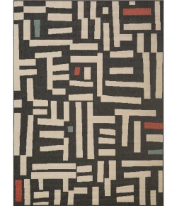 LR Home Mapa Black MAPAC 2ft. x 3ft. Rectangle Rug