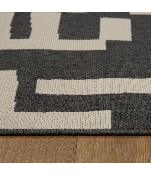 LR Home Mapa Black MAPAC 2ft. x 3ft. Rectangle Rug