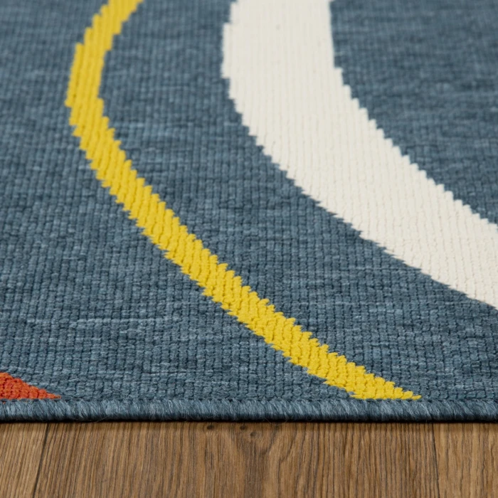 Rugs Town Blue MAPAC 2ft. x 3ft. Rectangle Rug