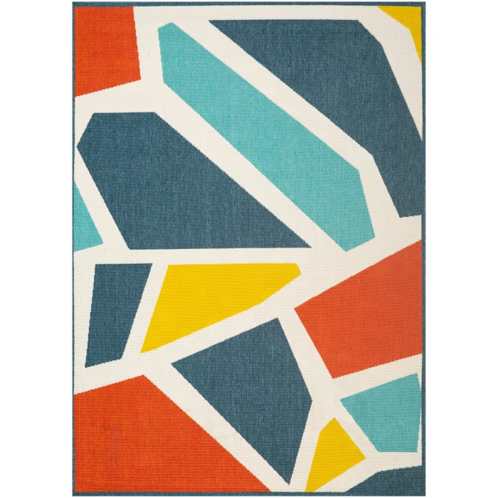 Rugs Town White MAPAC 2ft. x 3ft. Rectangle Rug