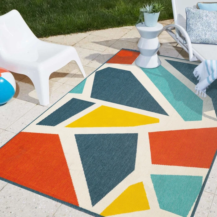 Rugs Town White MAPAC 2ft. x 3ft. Rectangle Rug