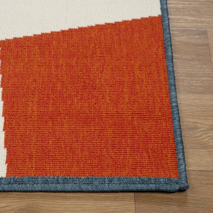 Rugs Town White MAPAC 2ft. x 3ft. Rectangle Rug