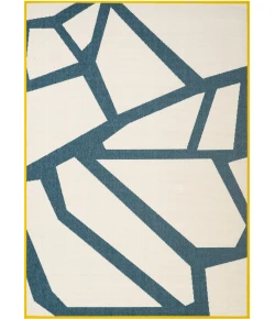 LR Home Mapa White MAPAC 2ft. x 3ft. Rectangle Rug