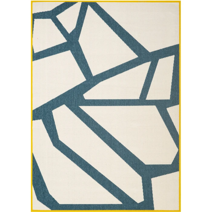 Rugs Town White MAPAC 2ft. x 3ft. Rectangle Rug