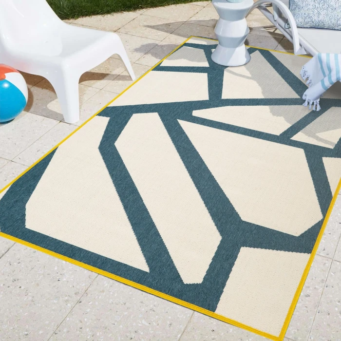 Rugs Town White MAPAC 2ft. x 3ft. Rectangle Rug