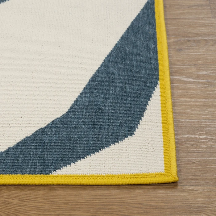 Rugs Town White MAPAC 2ft. x 3ft. Rectangle Rug