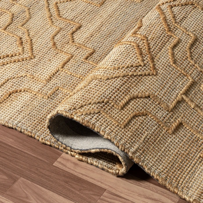 LR Home Maples Natural 82387 7 ft. 9 in. X 9 ft. 9 in. Rect. Rug
