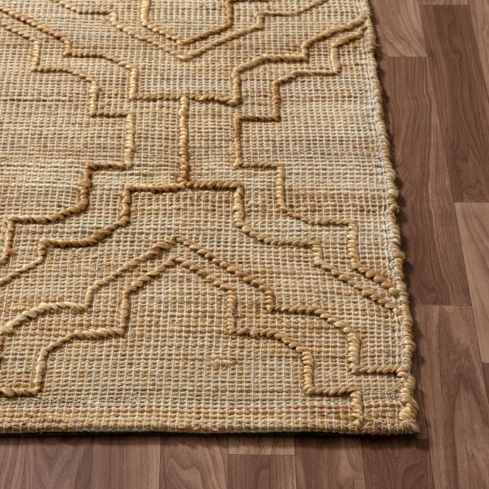 LR Home Maples Natural 82387 7 ft. 9 in. X 9 ft. 9 in. Rect. Rug