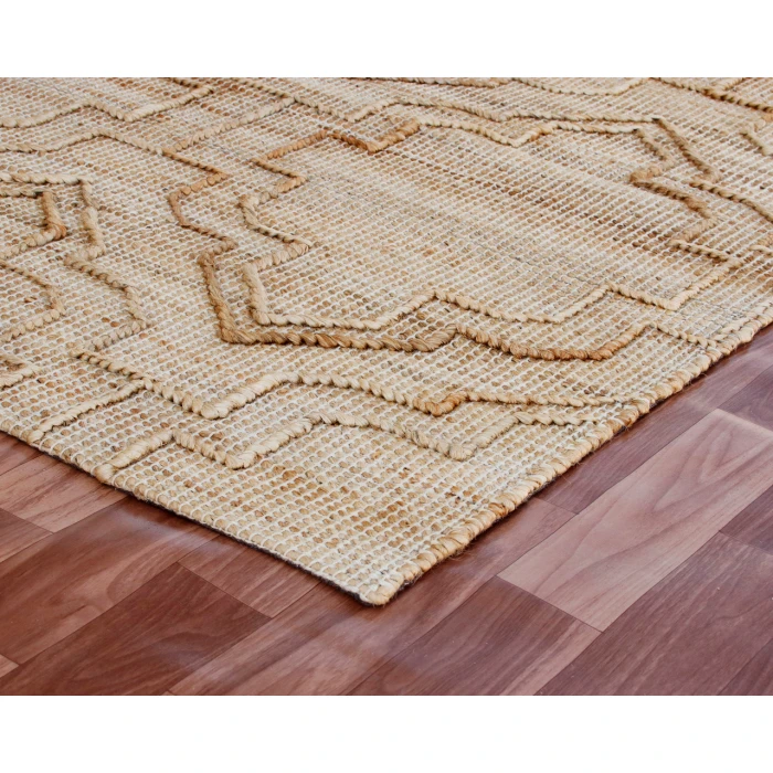 LR Home Maples Natural 82387 7 ft. 9 in. X 9 ft. 9 in. Rect. Rug
