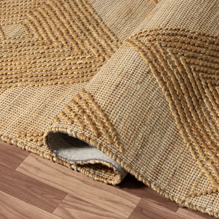 LR Home Maples Natural 82388 7 ft. 9 in. X 9 ft. 9 in. Rect. Rug