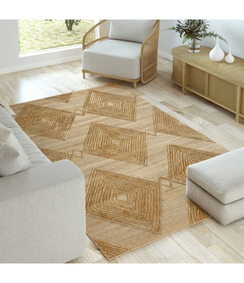 LR Home Maples Natural 82388 7 ft. 9 in. X 9 ft. 9 in. Rect. Rug