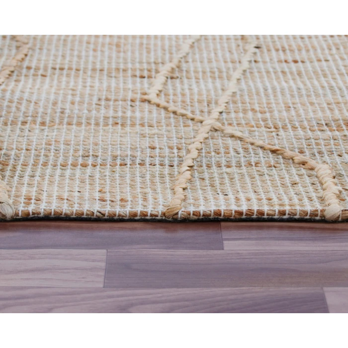 LR Home Maples Natural 82390 7 ft. 9 in. X 9 ft. 9 in. Rect. Rug