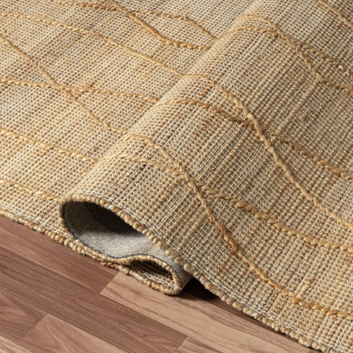 LR Home Maples Natural 82390 7 ft. 9 in. X 9 ft. 9 in. Rect. Rug