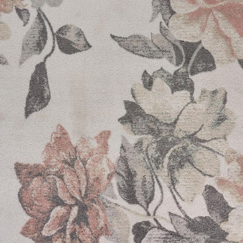 Rugs Town 81541 White/ Gray 7'9" X 9'5 Rect. Rug