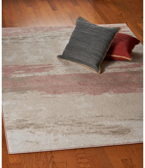 LR Home MEADOW 81542 Ivory/ White 7'9" X 9'5 Rect. Rug